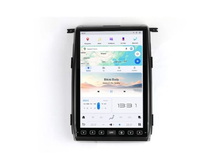 14.4 inch Ford F150 tesla style vertical screen Android car radio gps