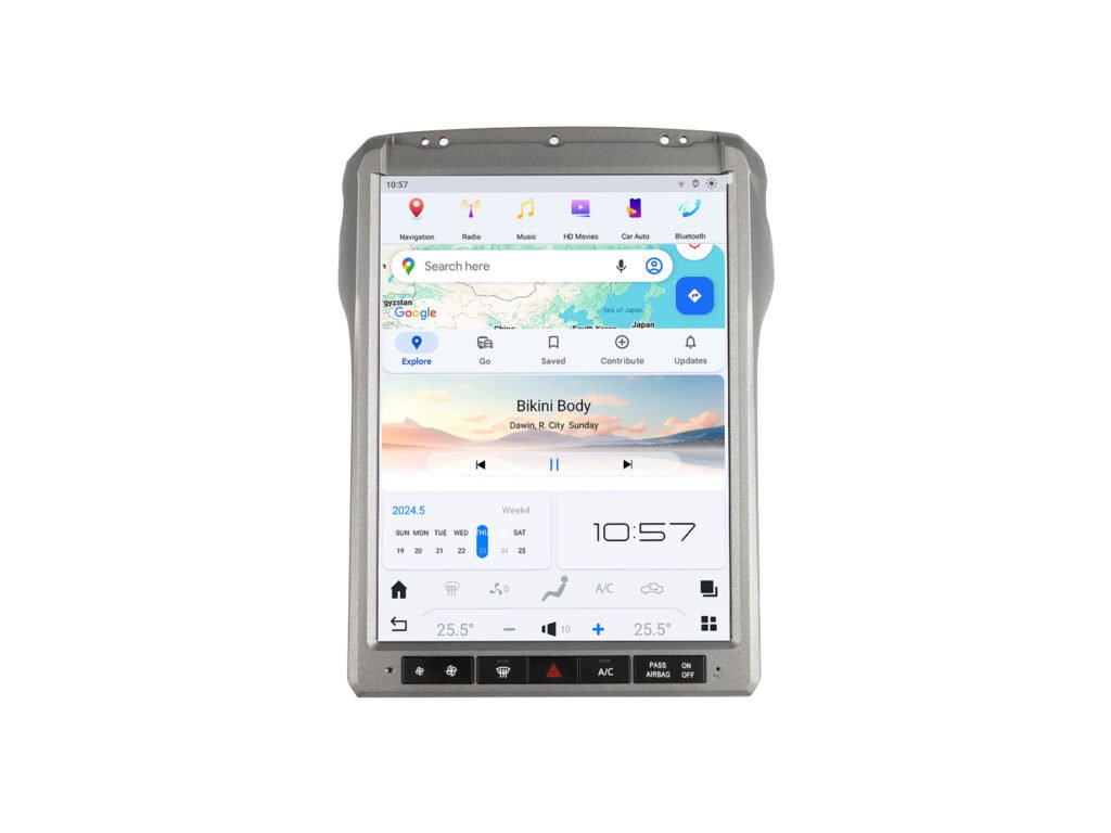 tesla style vertical screen for Ford F250 F350 2013-2014 Android car radio car stereo