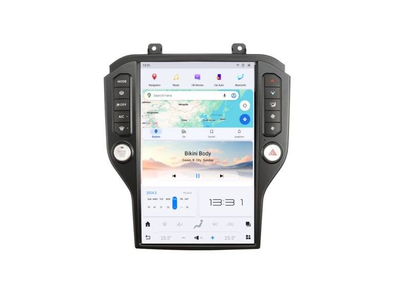 tesla style android car radio for Ford Mustang