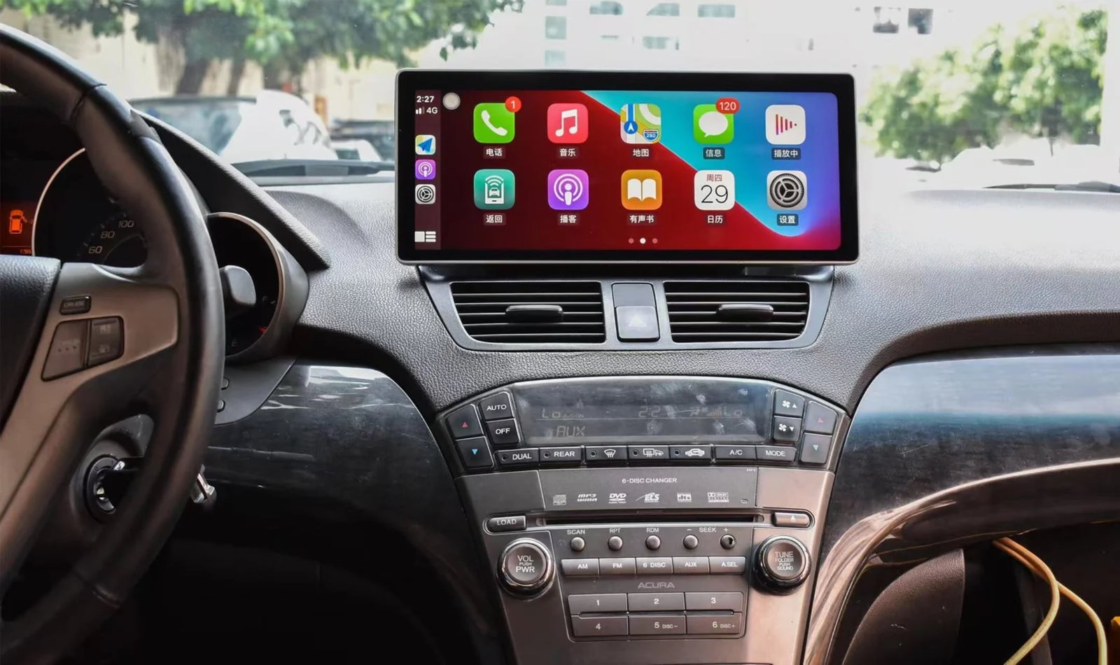 Android Navigation Screen for Acura MDX 2007-2013 image 2