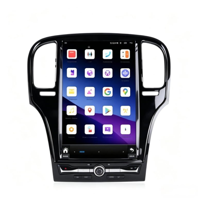 Navihua Vertical for Chrysler 300C 2011-2023 14.5″Screen Audio GPS Navigation Car Radio Stereo Multimedia DVD Player System