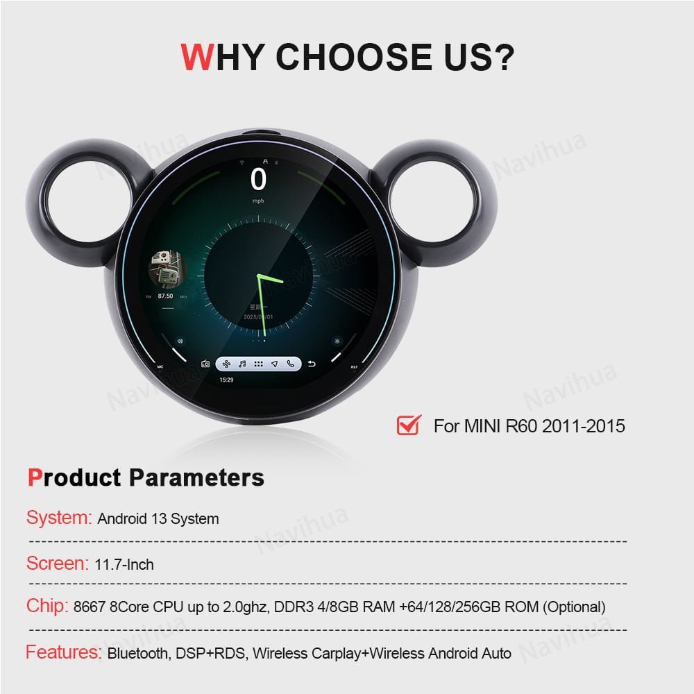 Android Navigation Screen for BMW ES 2011-2015