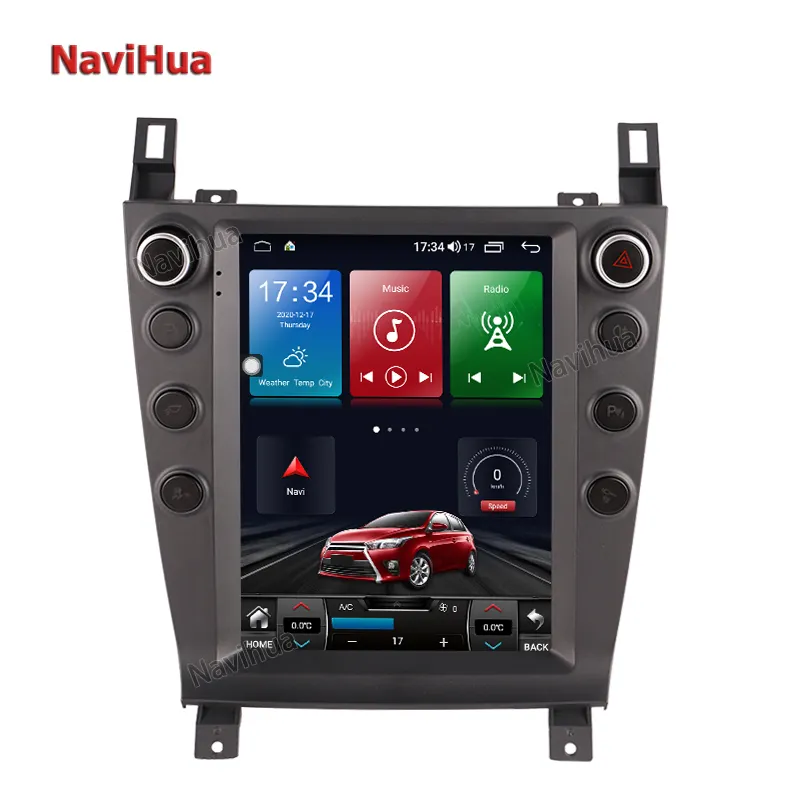 NaviHua Hot Selling 9.7” Vertical Touch Screen Android Car Radio GPS Navigation Multimedia Player for Aston Martin 2005-2015