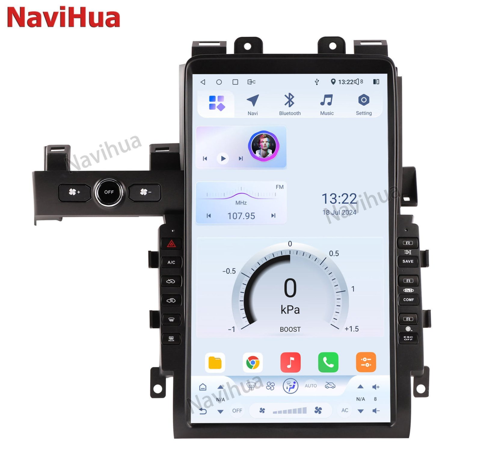 Android Navigation Screen for Nissan GT-R 2008