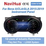 NaviHua 12.3 Inch New Car LCD Digital Cluster for Benz a Class/CLA/GLA Virtual Cockpit Dash Screen Instrument Panel thumbnail