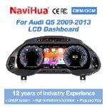 Navihua Car LCD Digital Cluster Auto Carplay Gauge Speedometer LCD Digital Cluster Dashboard Instrument for Audi Q5 2009-2013 thumbnail