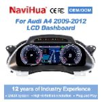Navihua New Arrival 12.3 Inch Car Digital Cluster Auto Speedometer Linux System With Carplay LCD Dashboard for Audi A4 2009-2012 thumbnail