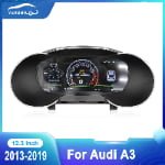 Navihua Digital Dashboard Monitor Virtual Cockpit Speedometer Cockpit Speed Meter Carplay Multimedia for Audi A3 2014-2019 thumbnail