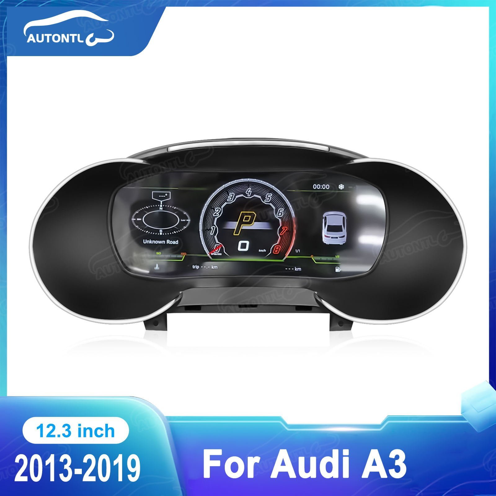 Digital Instrument Cluster for Audi A3 2014-2019 gallery image