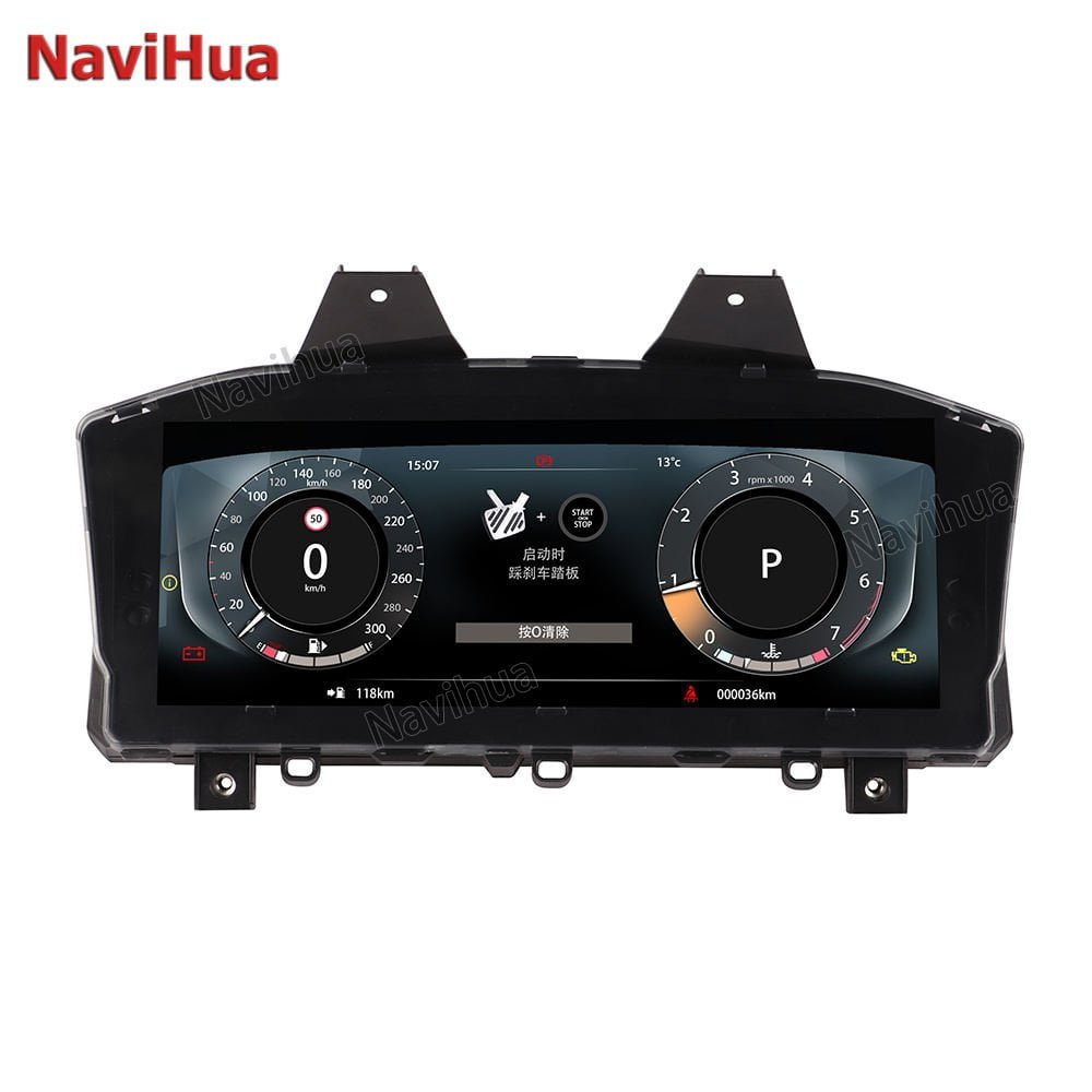 NaviHua 12.3 Inch LCD Dashboard Speedometer Digital Cluster for RangeRover Sport L494 Vogue L405 Linux System Instrument Cluster