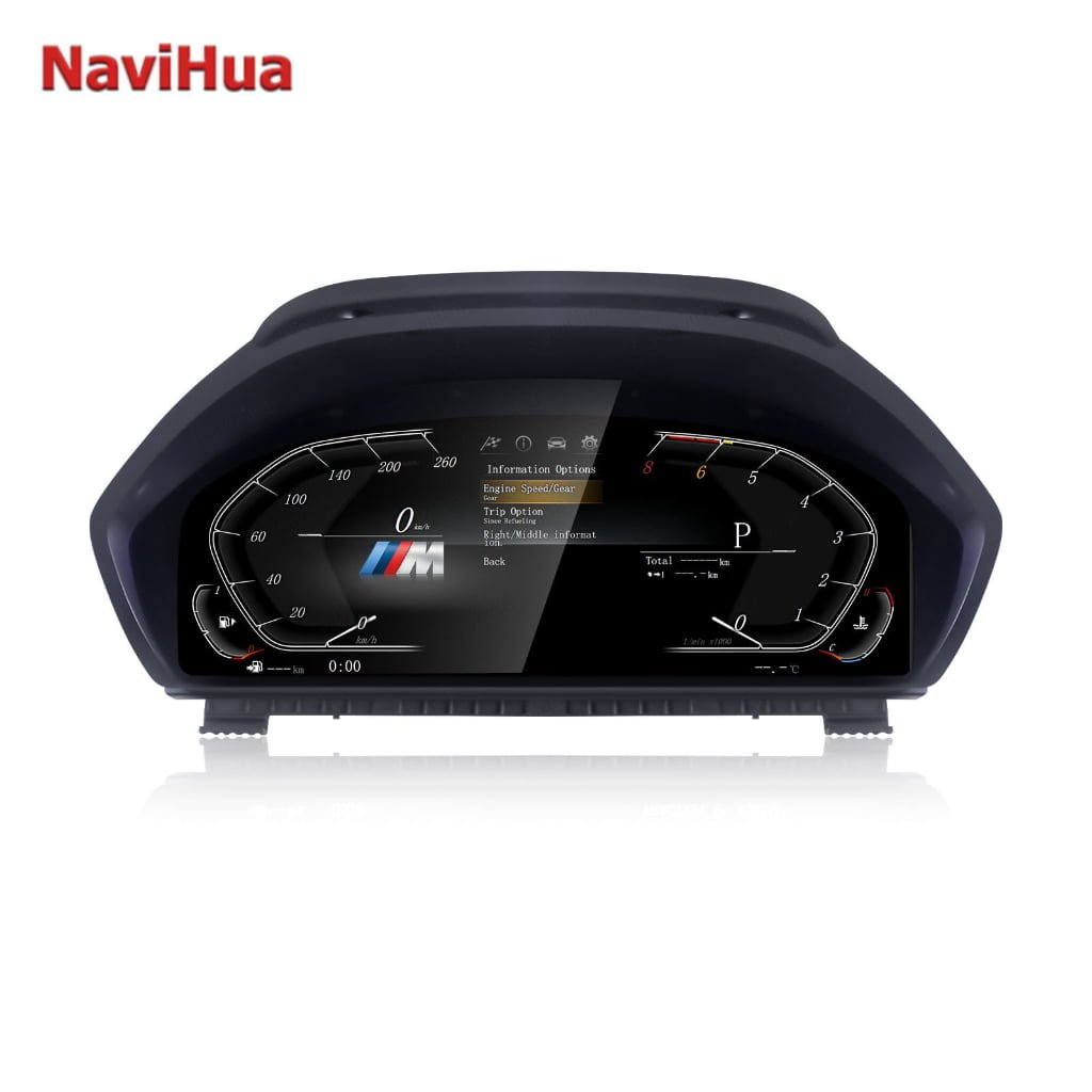 For BMW 3 Series F30/F31/GT-F34 4 Series F32/F33/F36 NaviHua Digital Cluster Car LCD Dashboard Linux System Auto LCD Instrument