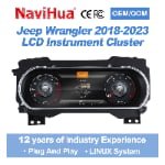NaviHua for Jeep Wrangler JL 2018-2023 Car Upgrade LCD Instrument Linux System Car Digital Clustrer Virtual Cockpit Speedometer thumbnail