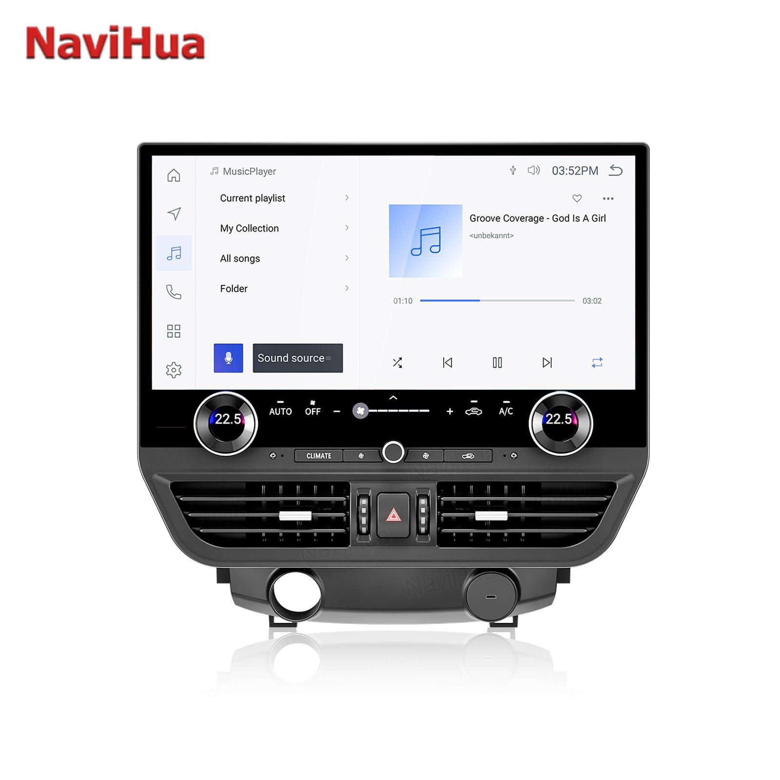 Android Navigation Screen for Lexus LX 2007-2015