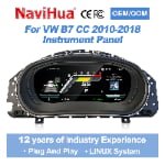 Navihua Digital Instrument Cluster Dashboard for VW CC Magotan B7 Passat B7 2012 Panel Virtual Tacho Cockpit CarPlay thumbnail