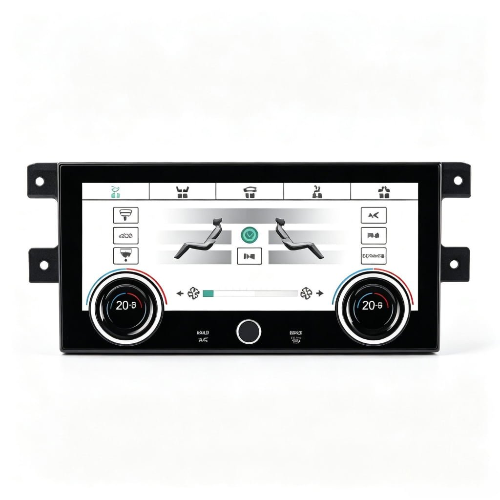 Navihua 10 Inch Touch Screen LCD Display Air Conditioning Panel AC Climate Control for LandRover Discovery 5 2017-2020 Models