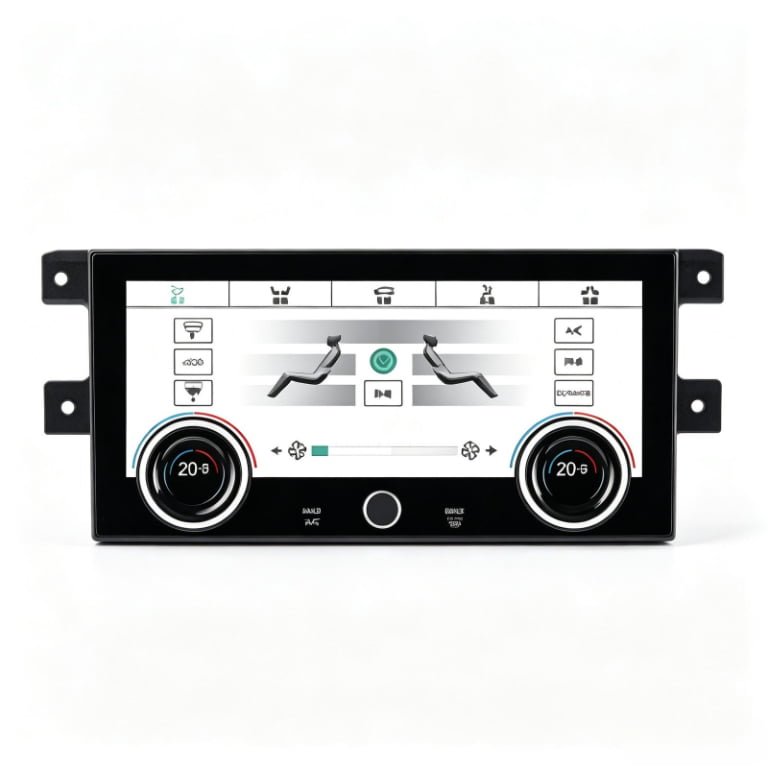 Navihua 10 Inch Touch Screen LCD Display Air Conditioning Panel AC Climate Control for LandRover Discovery 5 2017-2020 Models