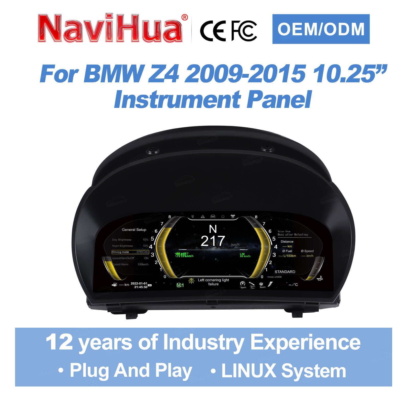 Digital Instrument Cluster for BMW Z4 2009-2015 image 2