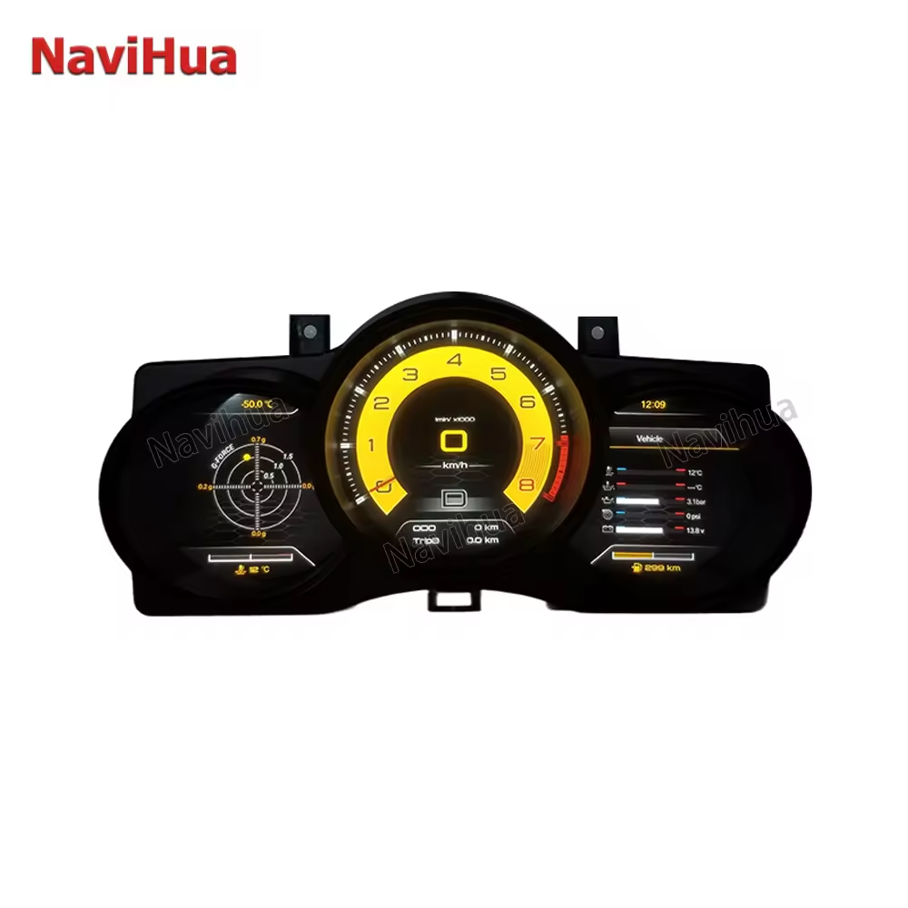 NaviHua Chrono 12.3inch Cluster LCD Dashboard Upgrade 2023 for Porsche Macan 2014 2018 718 2016 Automotive Electronics