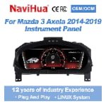 Navihua New upgrade Car Digital Cluster Linux System Carplay LCD Dashboard Auto Speedometer Gauge for Mazda CX-4/Axela 2014-2019 thumbnail