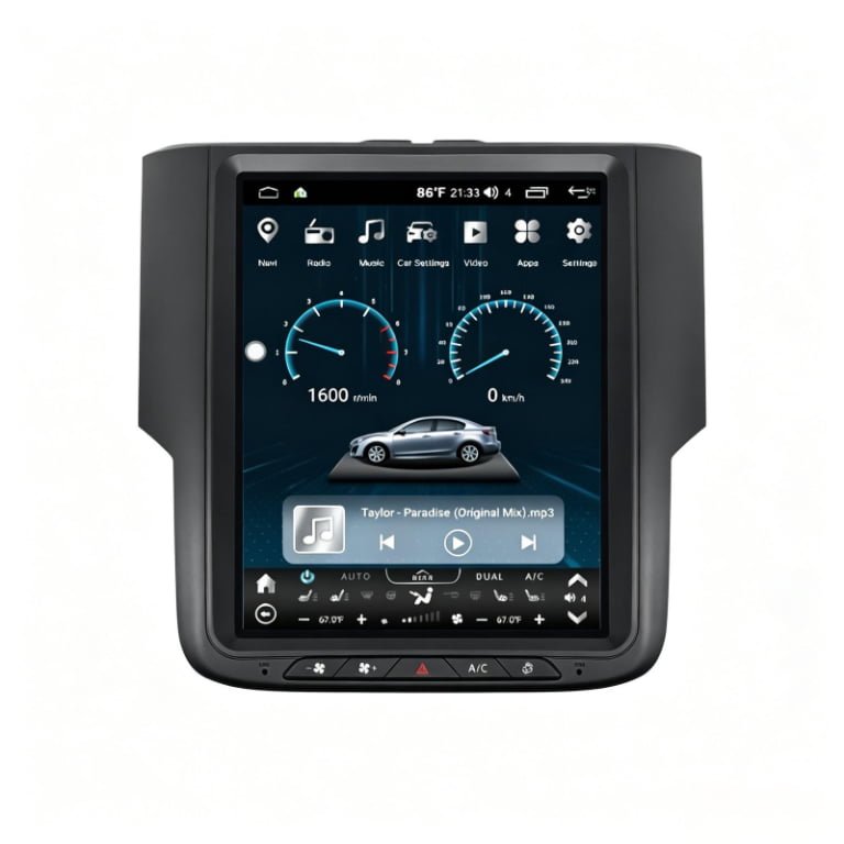 Android Navigation Screen For Dodge RAM 2013 2018 year 10.4inch
