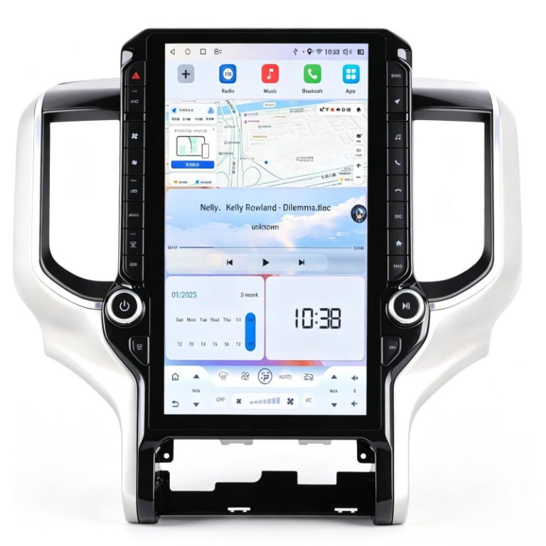 Android Navigation Screen for Dodge RAM Trucks 2019-2023 year 14.5inch