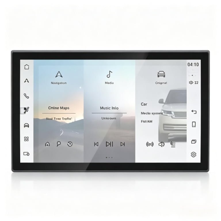 Android Navigation Screen for Land Rover Defender 2018