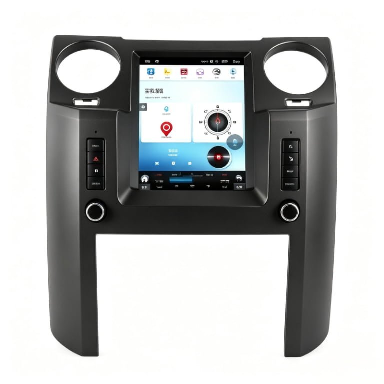 Android Navigation Screen 9.7 Inch Vertical Screen For Land Rover Discovery 3 2004-2009
