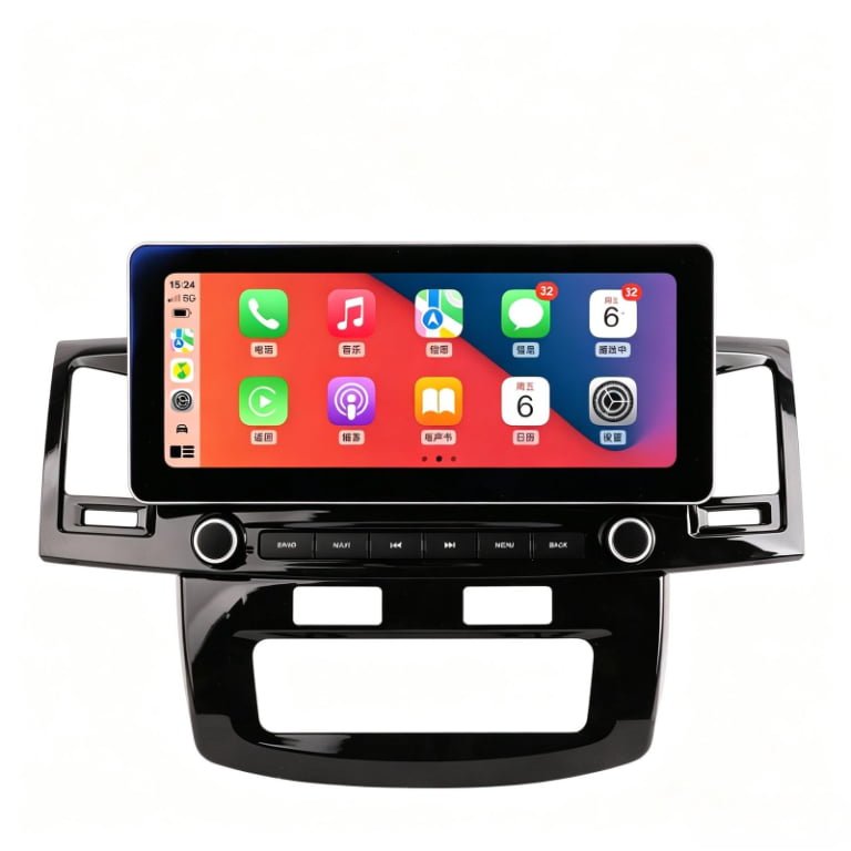 Android Navigation Screen 12.3″ Screen Toyota Fortuner Pre-2015 Auto Air Con