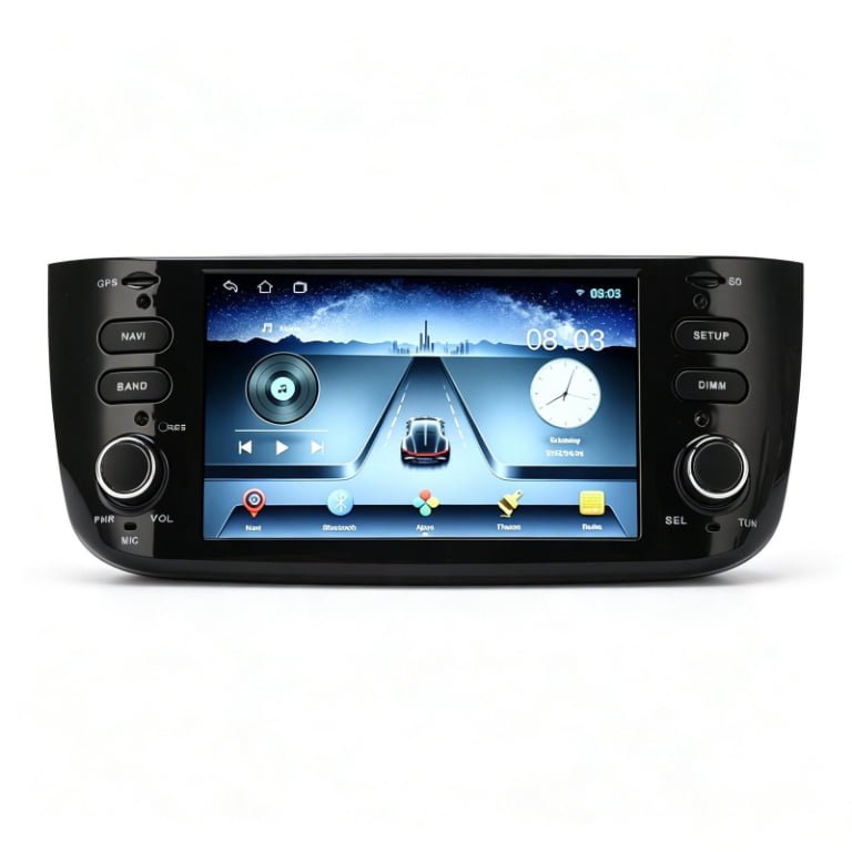 Android Navigation Screen for  Fiat Linea Punto  2012-2015year 6.2inch