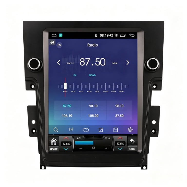 Android Navigation Screen 12.1 Inch Vertical Screen For Lincoln Navigator 2014-2017