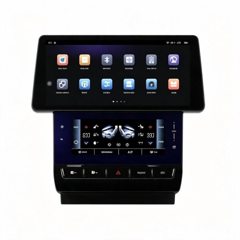 Android Navigation Screen For Maserati Quattroporte 2013-2015, 12″ + 6.9″ AC Screen