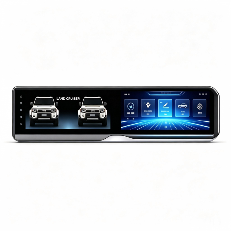Android Navigation Screen For Toyota Prado LC250 Dual Screen
